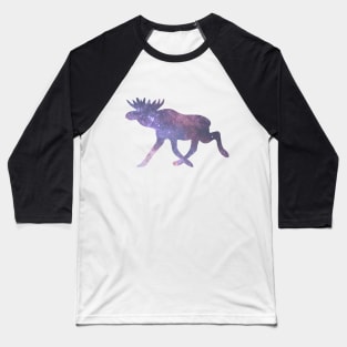 Galaxy Elk Baseball T-Shirt